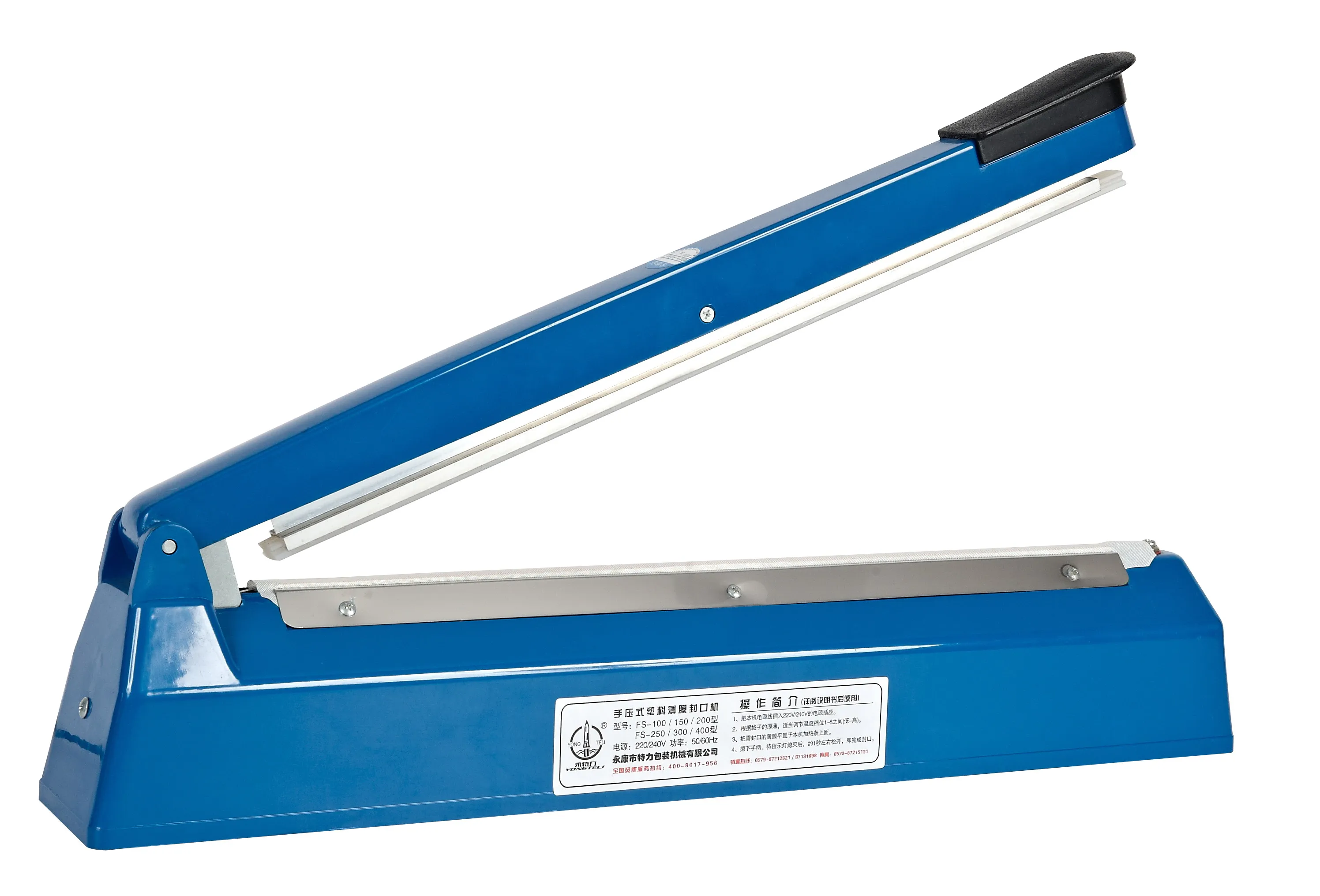 
Teli FS-400A china small mini hand food plastic bags pouch heat hot sealer sealing machine with plastic body 
