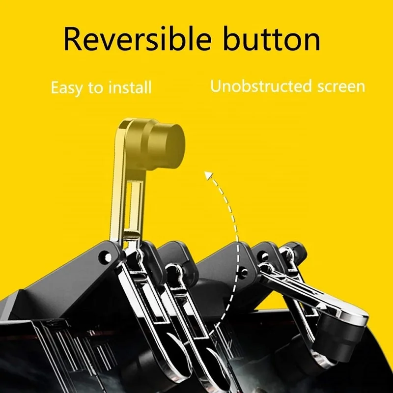 Pubg Game Gamepad AK66 For Mobile Phone Shooter Trigger Fire Button Game Controller Joystick Metal Trigger