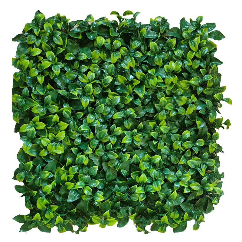 50*50 cm Anti-UV Artificial Hedge Boxwood Panels Green Plant artificial grass wall panels For Indoor Outdoor Decoration