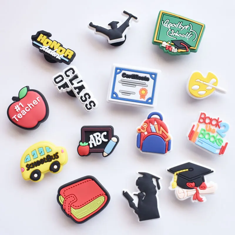 Custom design 2024 Hot Sale Hundreds Catalog Latest Model Soft PVC Sports Teams Croc Charms Jibiz