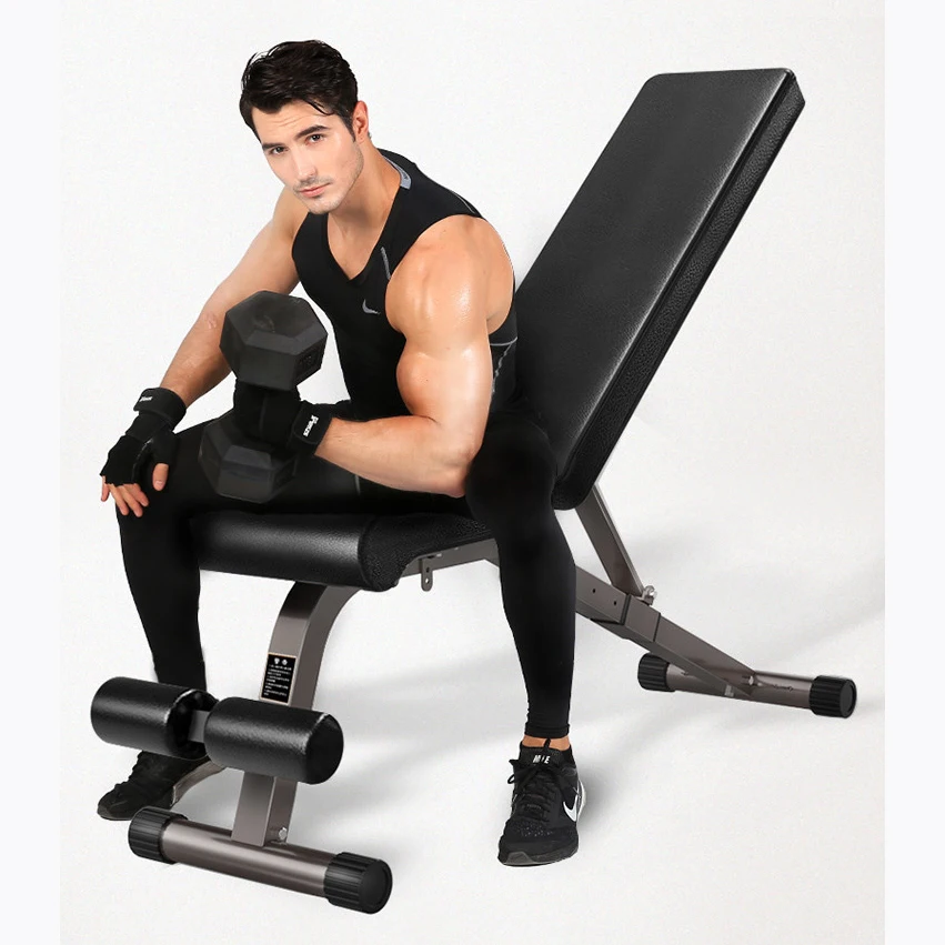 Real 2021 Multifunctional Benches Home Gym Adjustable Wholesale gym equipment home dumbbell bench shop holder bench