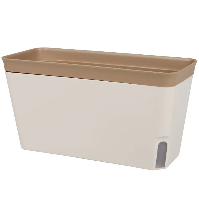 Eco-Friendly Bonsai Rectangular Flower Pot Planter With Self-Watering Functions For Indoor Plants Medium Plant Pots for Orchid(P