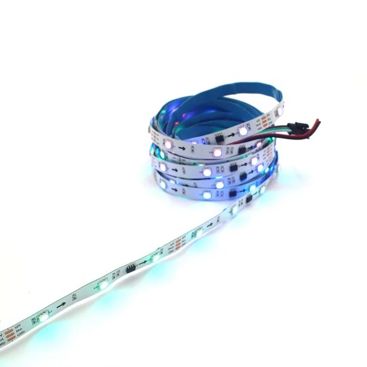 Ws2812b rgb Светодиодная лента цифровая dmx Рождественская внешняя ws2811 ws2812b