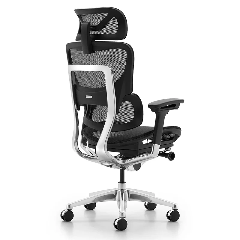 Ergoup 2021 newest full mesh luxury ergonomic chair office chairs with footrest and headrest