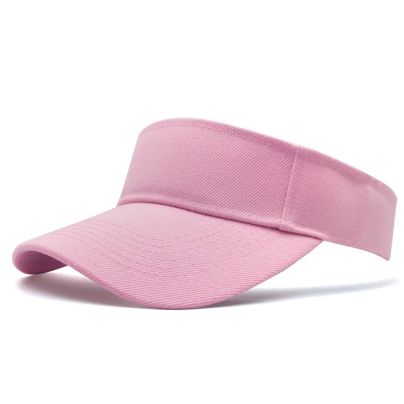 Wholesale custom logo visor hats,Sun Sports Cycling Cotton Plain Visor Top Empty Hat,Outdoor Tennis Golf Adjustable Sun Visors