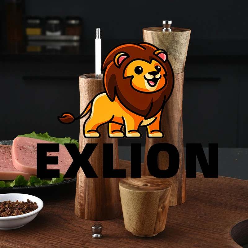 Деревянная посуда EXLION профессиональный шеф-повар с керамическим сердечником регулируемый ручной измельчитель соли
