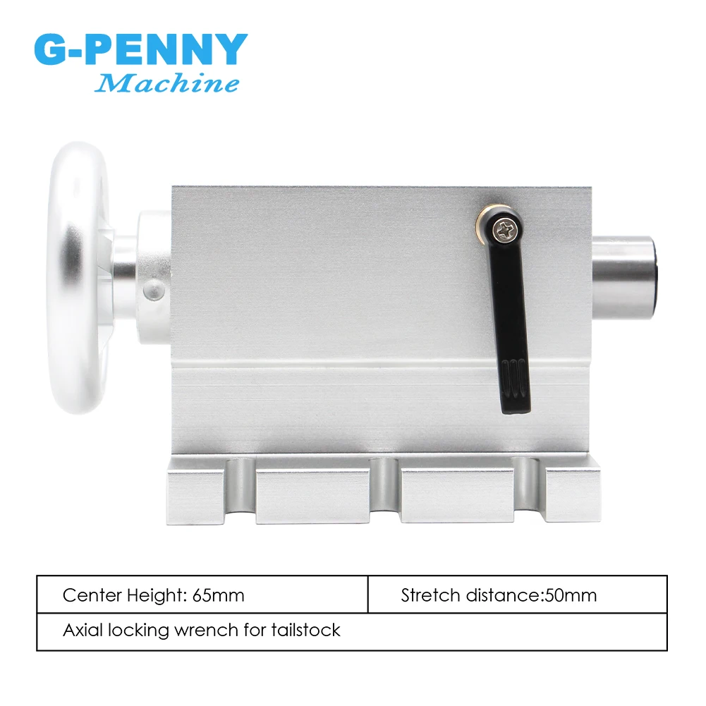  New Design Movable and Changeable Tailstock With Three Heads work with Rotary / A 4th Axis for CNC Engraving