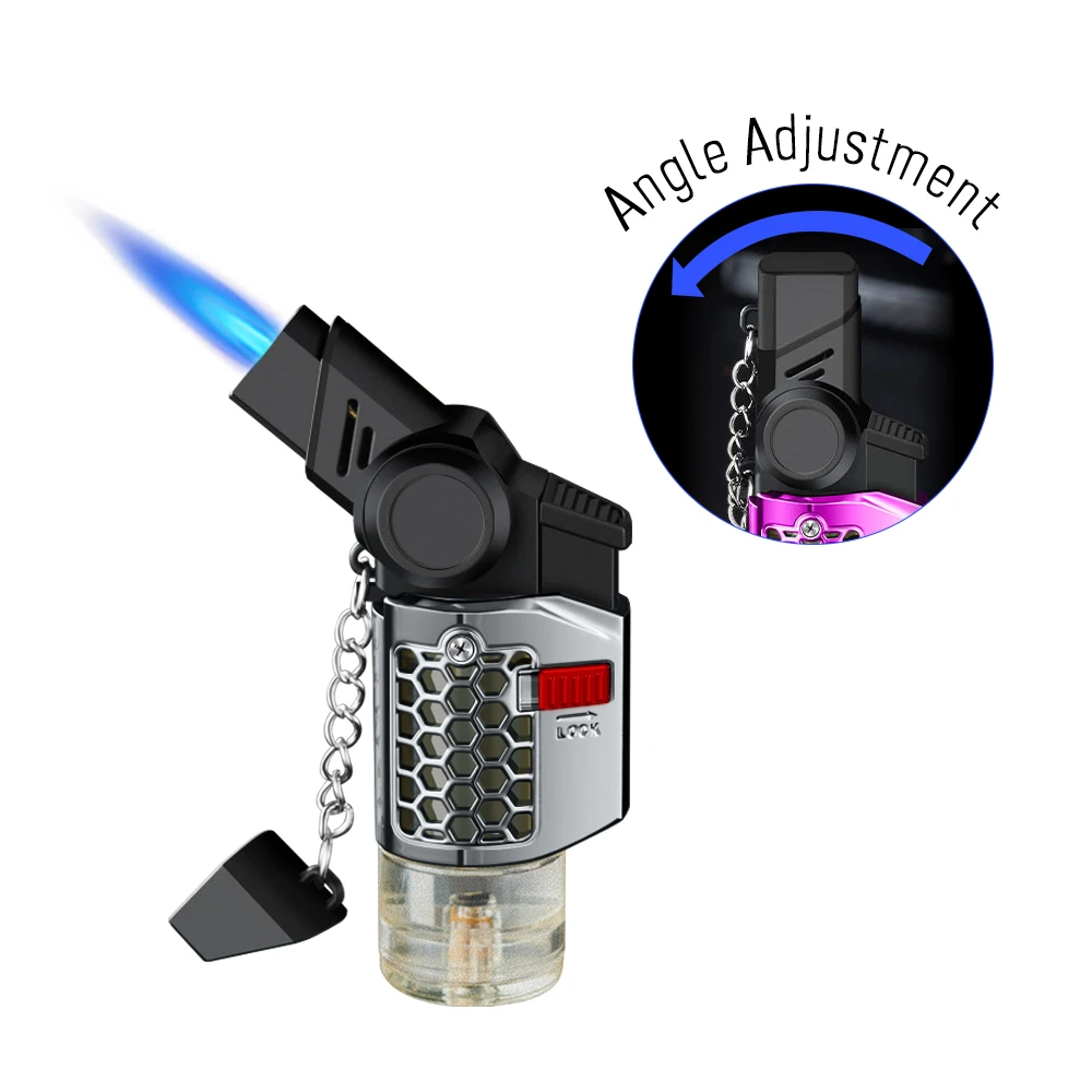 Novelty Gift Smoking Accessories Metal Butane Gas FlameLighter