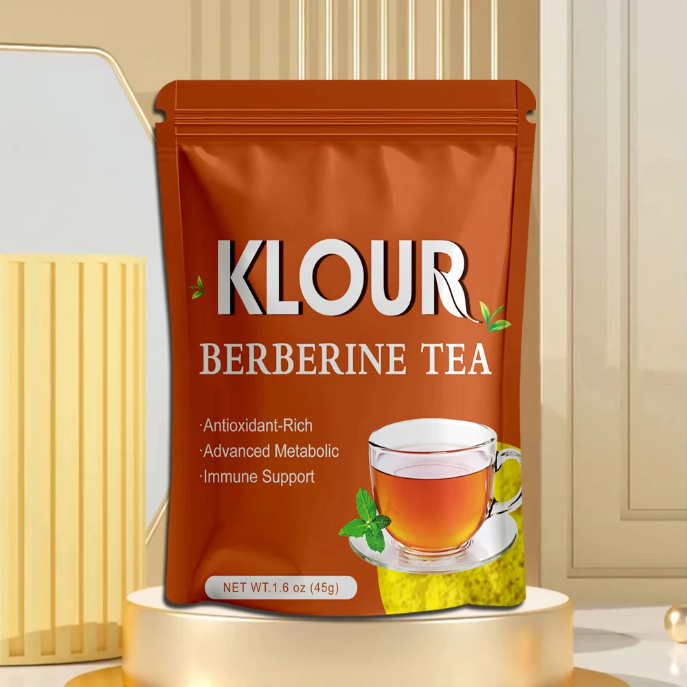 Berberine Tea - Organic Herbal Tea For Advanced Metabolic & Immune Support Antioxidant-Rich All-Natural Ingredients