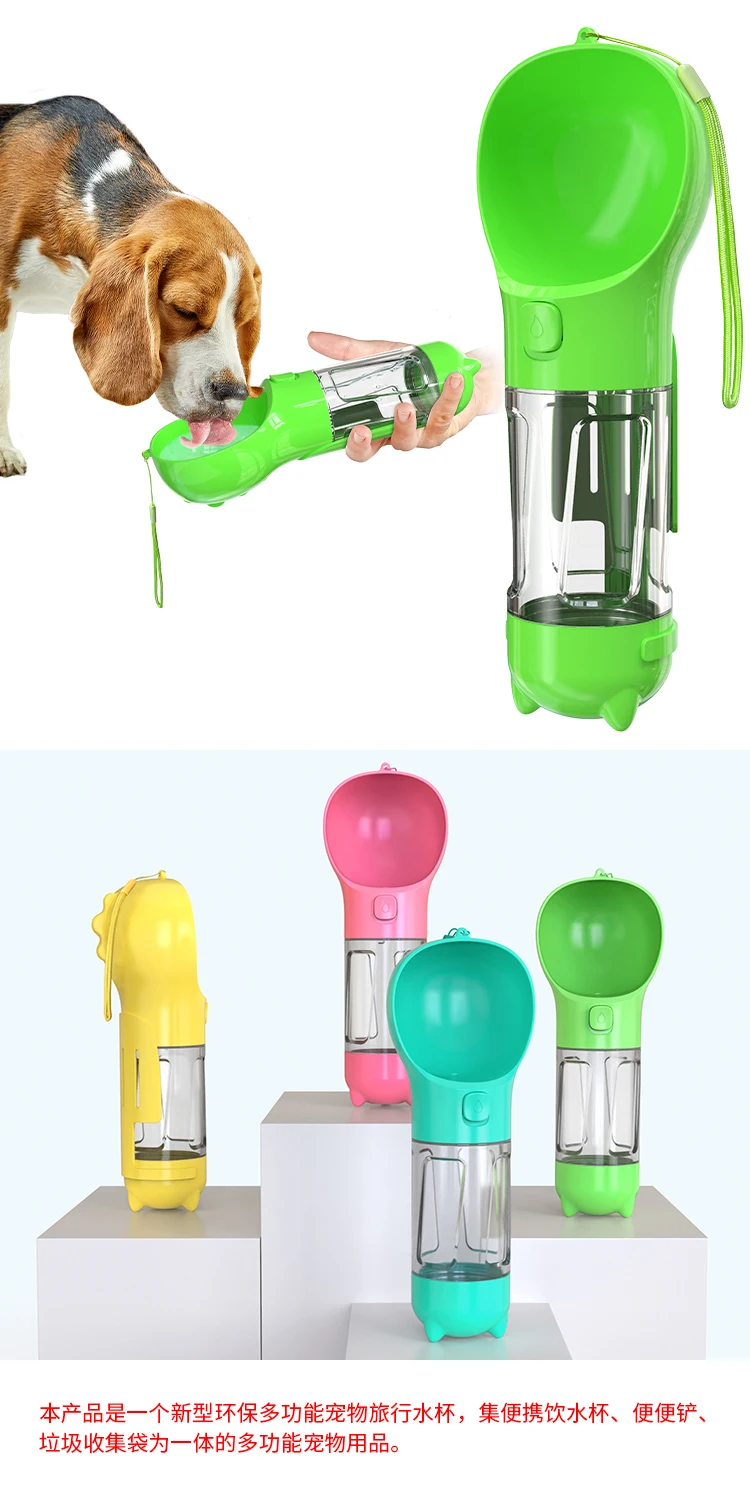 best selling travel pet cup with garbage collection bag