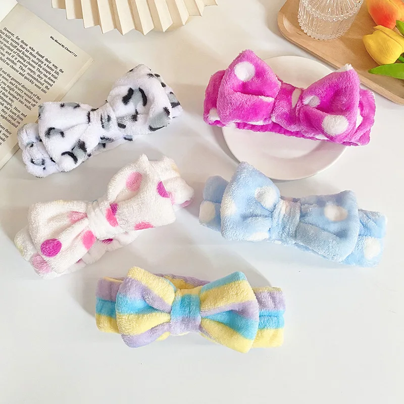 Pakcare 2024 New Arrived Soft Spa hair band Fluffy Makeup Headbands Slumber Party Supplies Headband for Washing Face