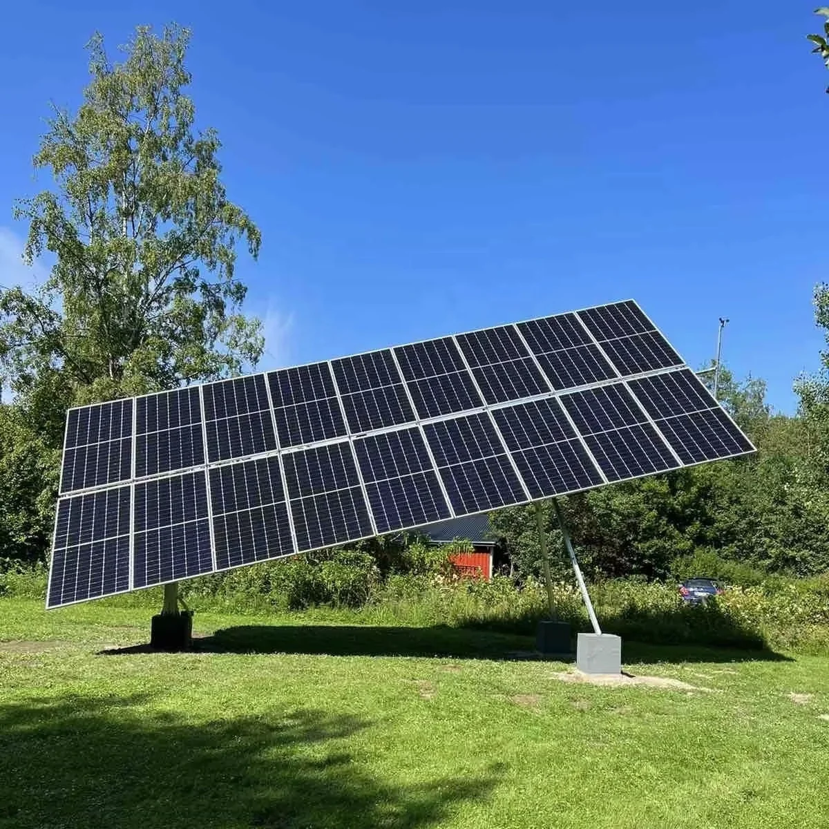 6kW solar tracker unit solar tracker 7 kW inclined single axis tilted single axis solar tracking system
