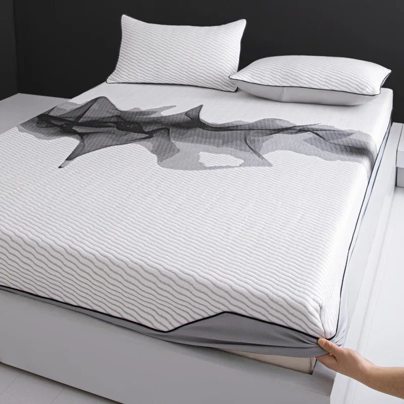 Cooling Mattress Cover Top- Substitute for Cooling Fitted Sheet, Soft and Silky Mattress protector all season