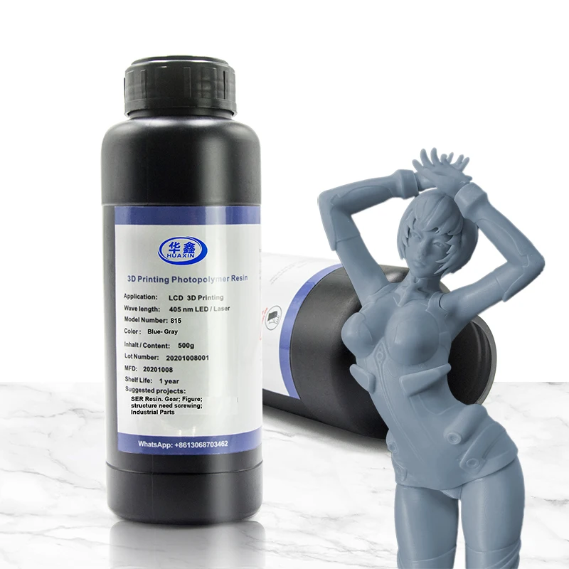 Huaxin Special Engineering Resin High Strength Tough Resin SLA for Industrial Parts Screwing