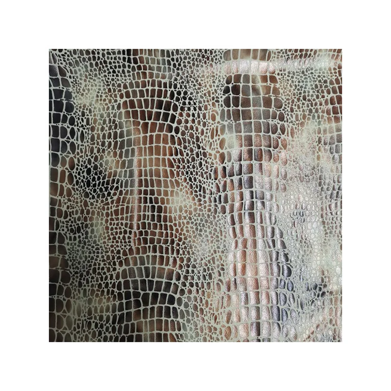 Sale fashionable dress jacquard fabric chiffon foil print metallic fabric