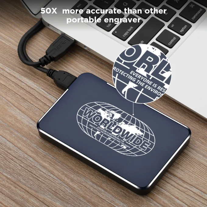 M1 Universal Metal Laser Engraving Machine Jewelry Key Rings Glass Surface 3D Photo Crystal Fiber Mini Laser Engraving Machines