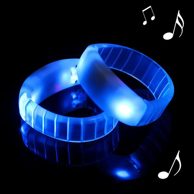 China Party Music Activated Led Bracelet/ Led Wristband For Concert