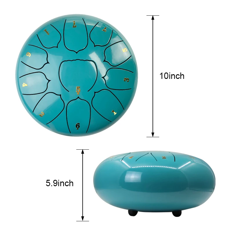 Круглый барабан от производителя, подарок, сувенир, детский музыкальный инструмент, стальной барабан с языком, ручной барабан