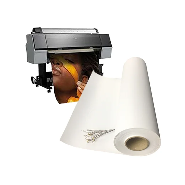 Оптовая продажа, большой формат, водонепроницаемость г/м2, хлопковая глянцевая бумага для печати