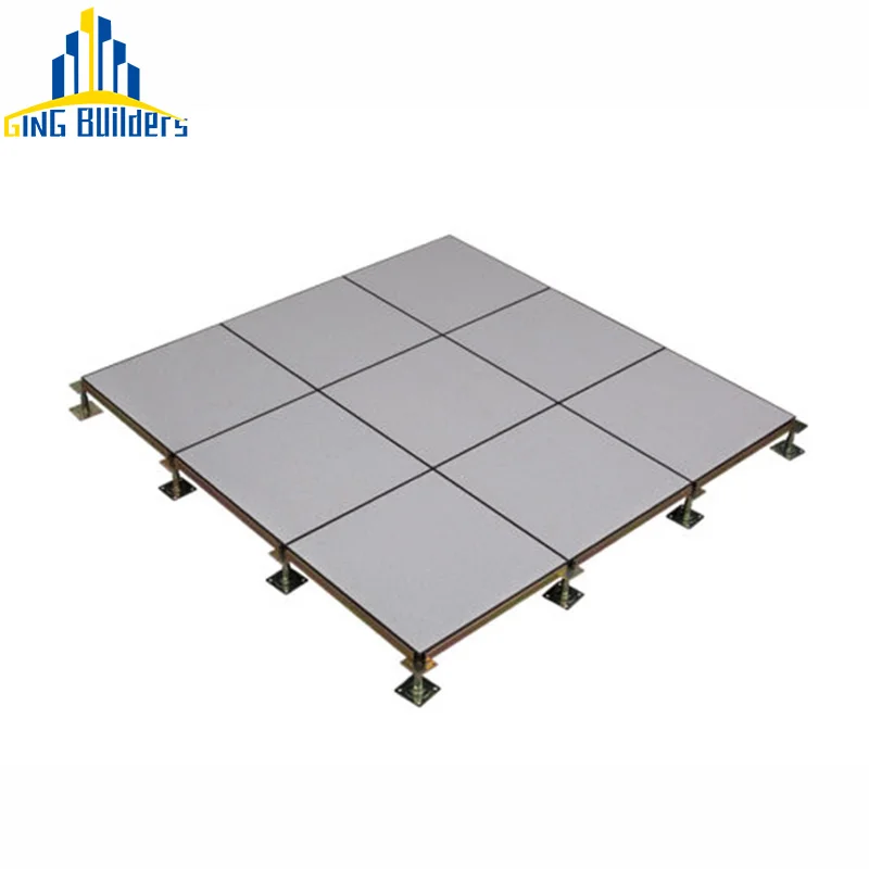 Gingbuilders поставщиков 0utdoor 61x61 с регулировкой по высоте перфорированные центр обработки данных Анти-статический поднятый пол ламинатом высокого