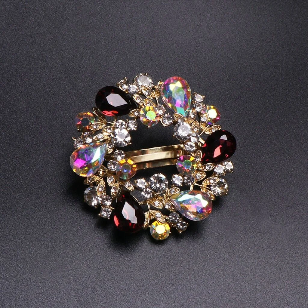 Wholesale new fashion colorful hairgrips exquisite rhinestone hair clips accessories for women korean