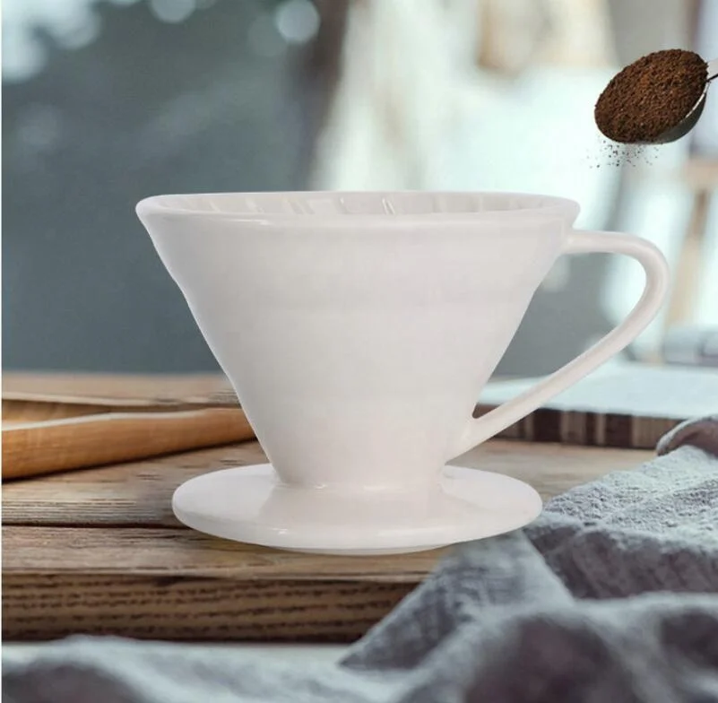 Кофейные инструменты цветной керамический капельница креативный кофейный фильтр чашка для наполнения кофе капельницей