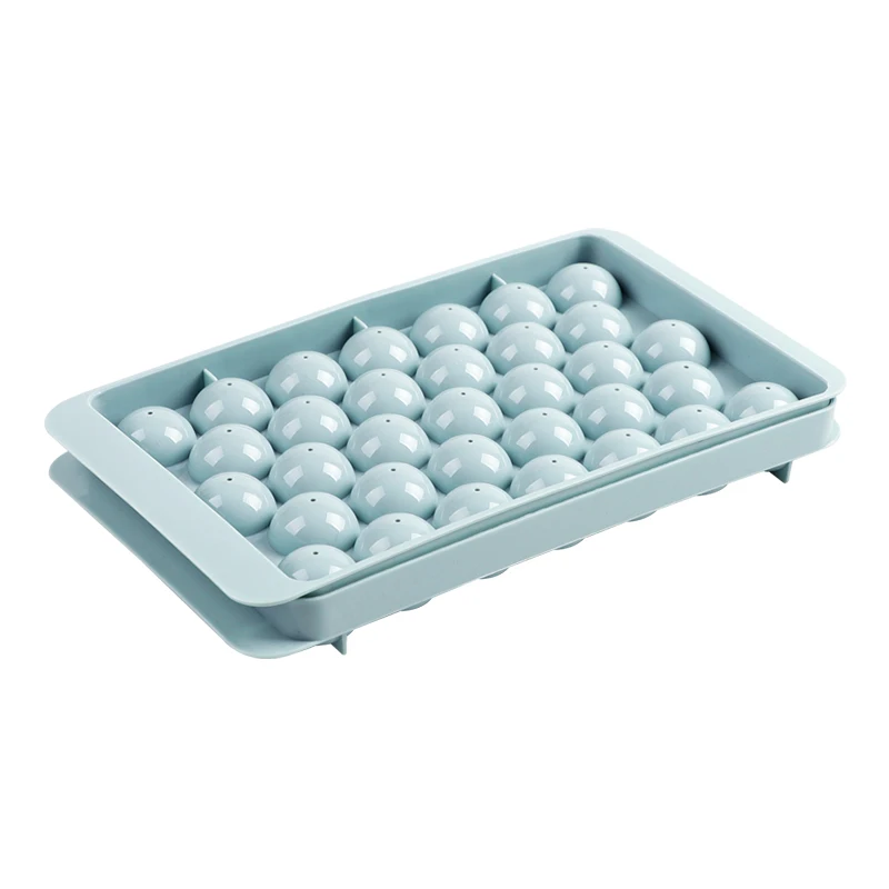 
Hot Sale BPA Free Ice Cube Tray Plastic Small Square Tray Ice Ball Maker Mold With Lid 