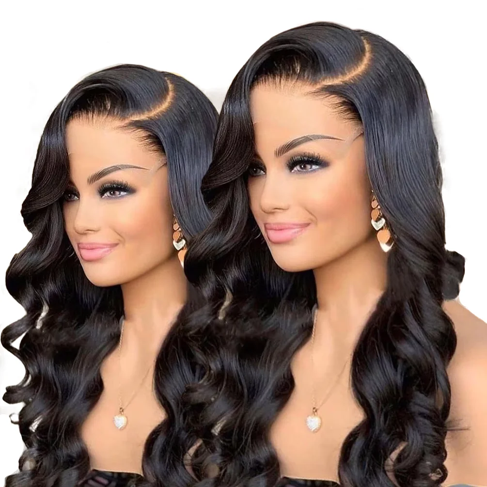Cheap Body Wave Hair Extensions Wigs Human Hair HD Lace Front Wigs For Black Women Wholesale Peruvian Lace Closure Wigs Vendors