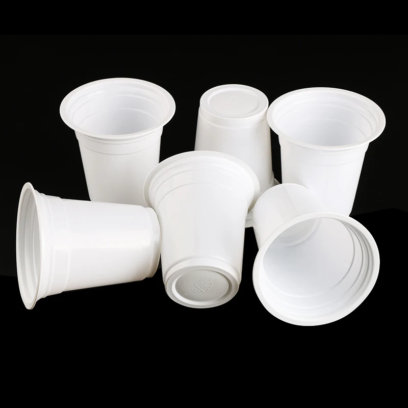 360B 12oz  custom white plastic yogurt packaging cups