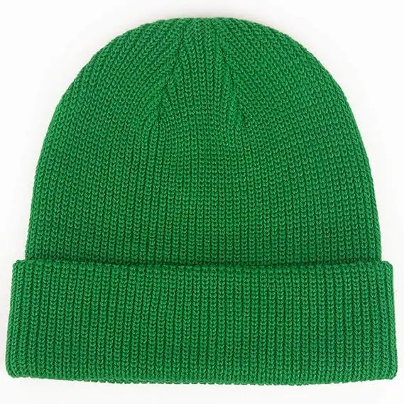 Manufactory custom 100% Acrylic Cuffed Beanie  Soft Beanies Hats Men & Women  100% Acrylic Fabric Cuffed Knitted Beanie
