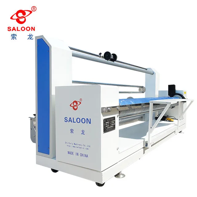 Saloon Woven Fabric Edge Aligned Cloth Rolling Machine