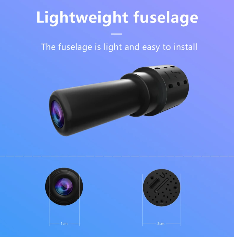 HD Smart Mini Wifi USB Camera Real-time Surveillance IP Camera AI Human Detection Loop Recording Mini Camera Support 256G