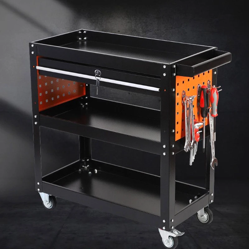 Jessubond New Product Garage Warehouse Mechanic Steel Car Tool Box Cart