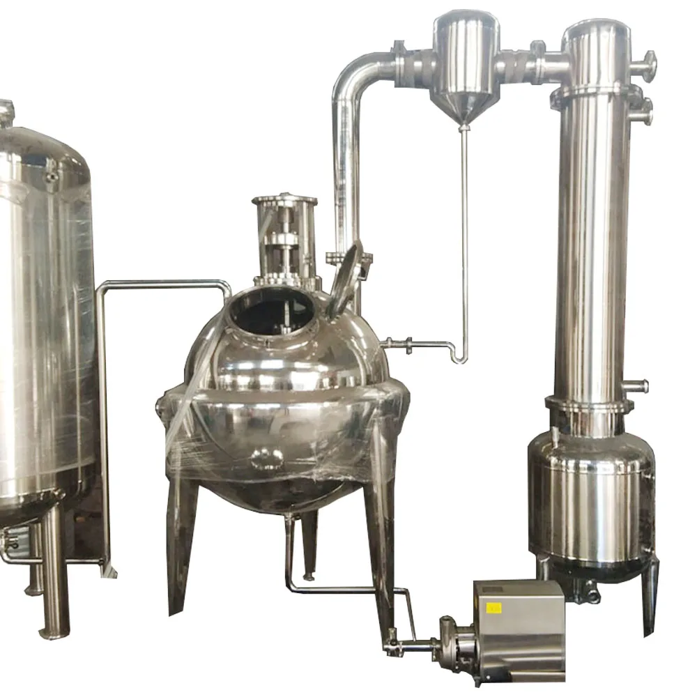 Solvent/water extraction machine