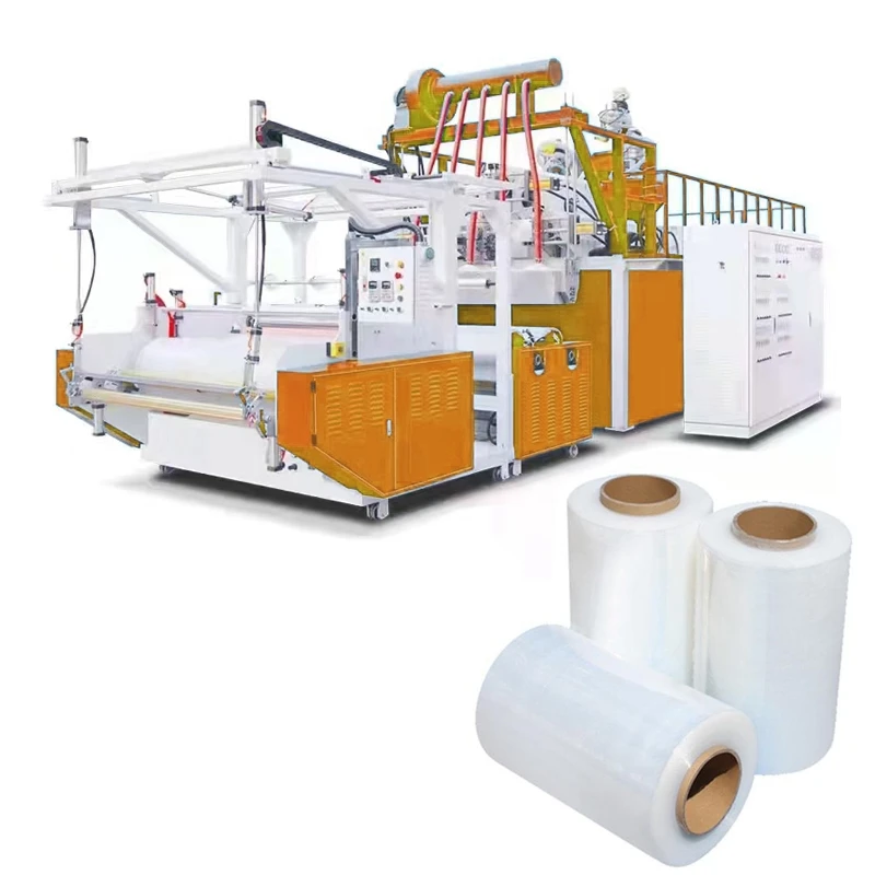 Wholesale price winding film pvc manufacturing winding plastic stretch film mini packaging machine