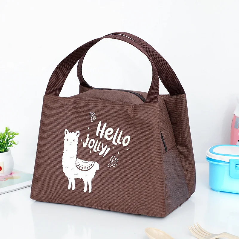 Wholesale Fashion Cartoon Reusable Thermal Insulated Lunch Tote Food Picnic Bag Cooler Lunch Bag Insulated for School Kids