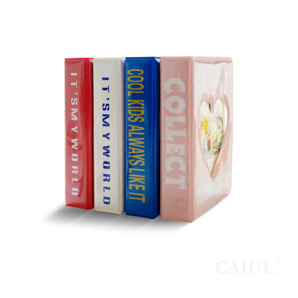64 Pocket Custom pattern Kpop Photocard Holder Book PVC Waterproof Love Hollow photo album For Fujifilm instax Mini 11 Film