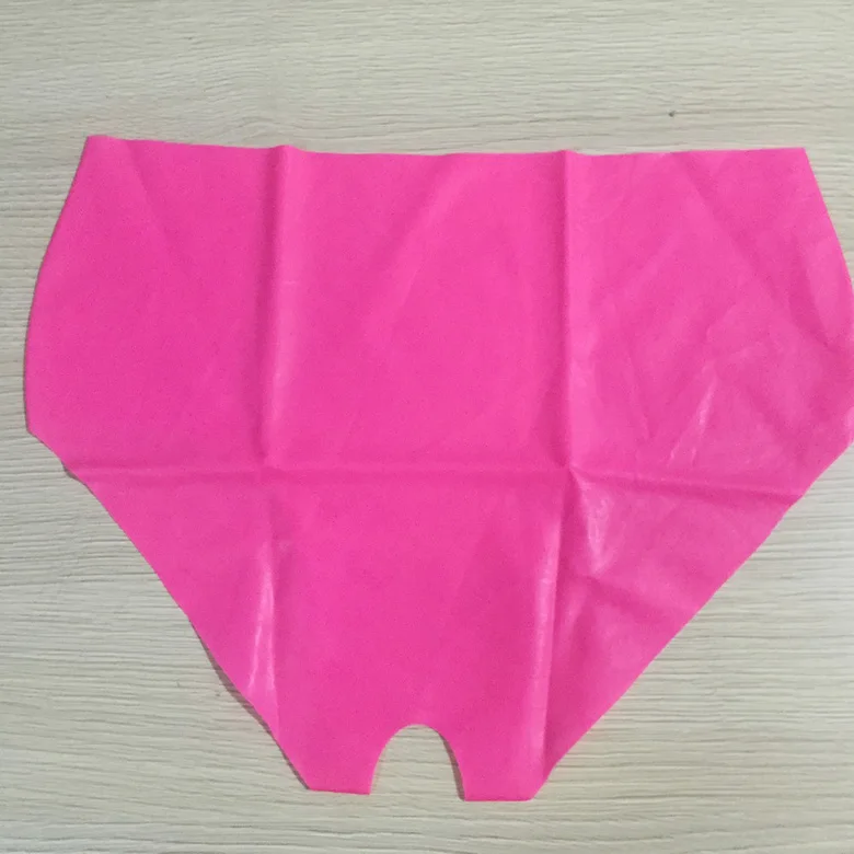Wholesale Cheap Women Thong Sexy Costume Bedding Fetish Latex Briefs With Holes Latex Panty