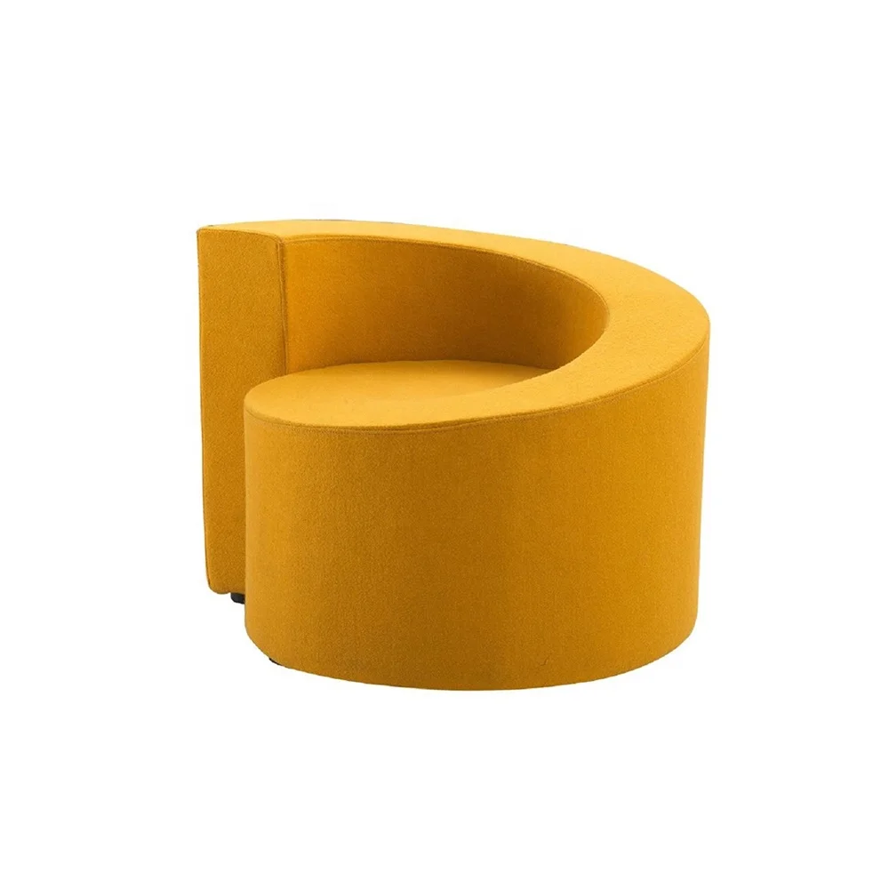 Modern Design Sectional Sofa Lounge Sofa Office Waiting Round Sofa