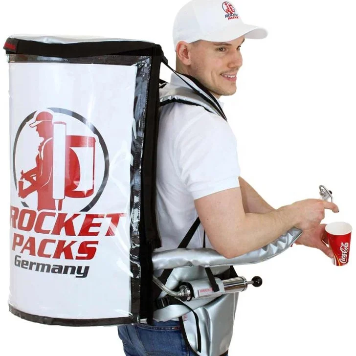 
Beer Keg Backpack for 19 Liter Beer Cola Coffee - vendor vending seller hawker mobile portable 