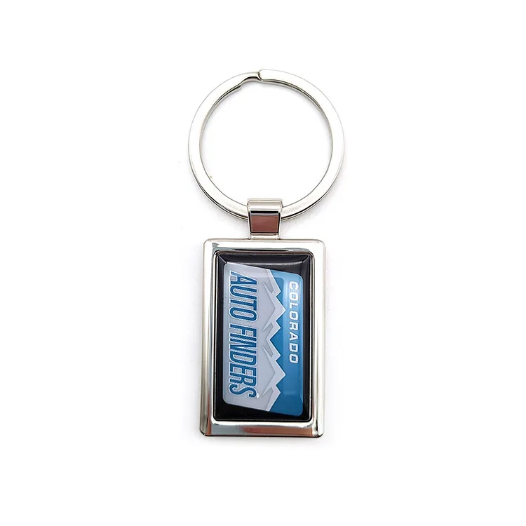 YYX Zinc Alloy Blank Laser Engraved Customized Car Keychains