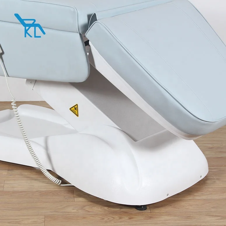 shangkangli Hot Sale Adjustable Electric 3 Motors Beauty Spa Salon Facial Chair Treatment De Massage Table