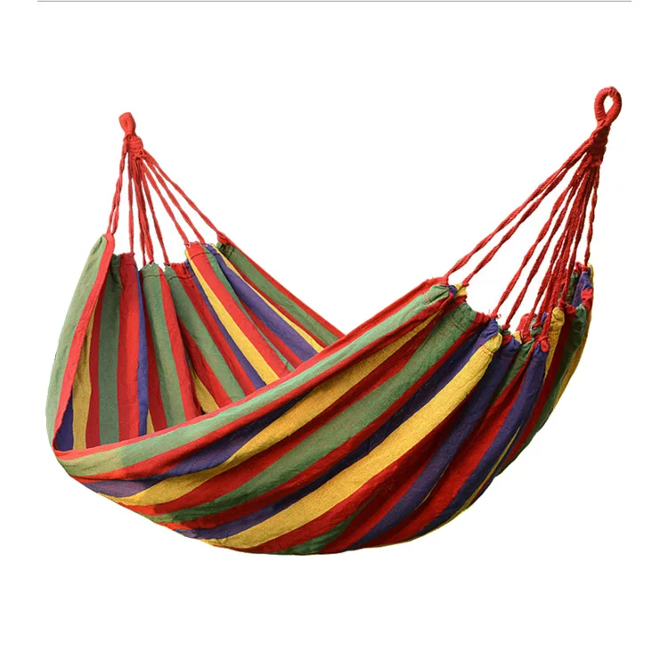 
Camping Leisure Durable Nature Portable Lightweight Parachute Hammock For Backpacking Hiking 