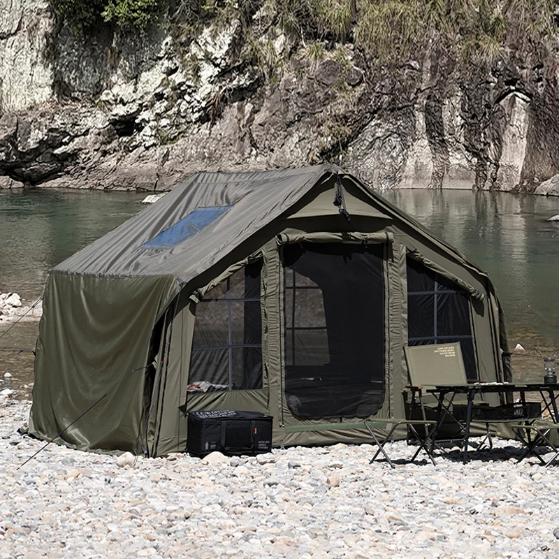 8 Square Meters Inflatable Tents UV Protection Waterproof House Air Inflatable Tent For Camping Outdoor