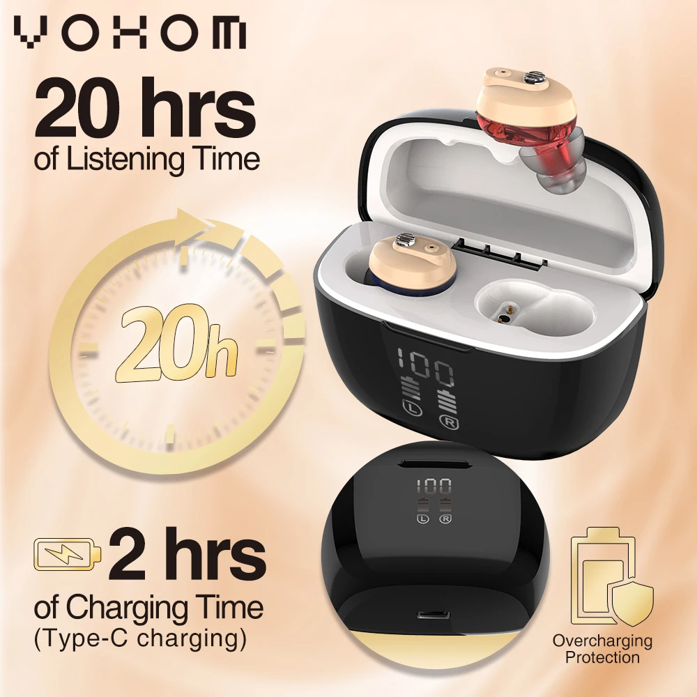 OTC CIC Mini Hearing Aids Cost Of Rechargeable Hearing Aids For Seniors Quality Manufacturer Digital Wireless Hearing devices