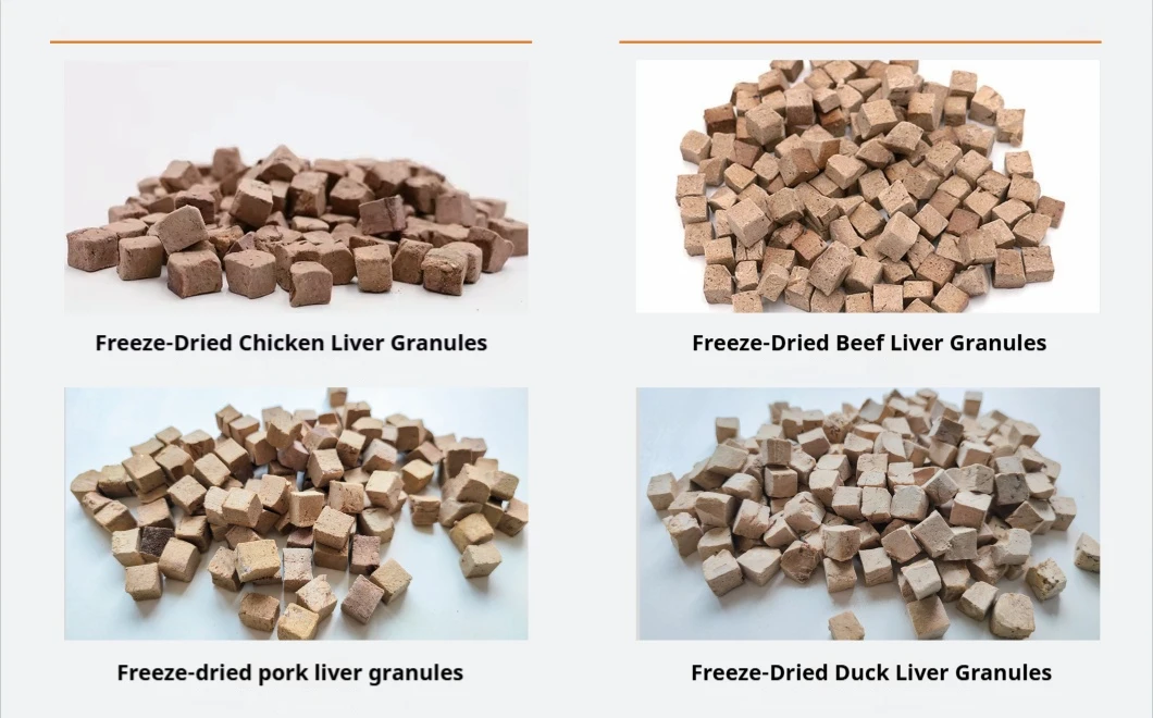 OEM/ODM Cat And Dog Snacks Freeze-Dried Chicken Hearts Daily Food Training Rewards Chicken Organs Pet Food Adult Cats