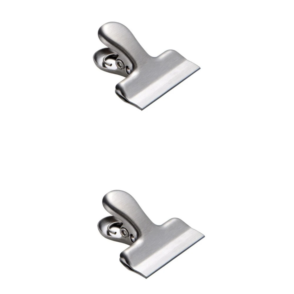Manufacturer custom stainless steel sheet bag clip chip clip for office kitchen