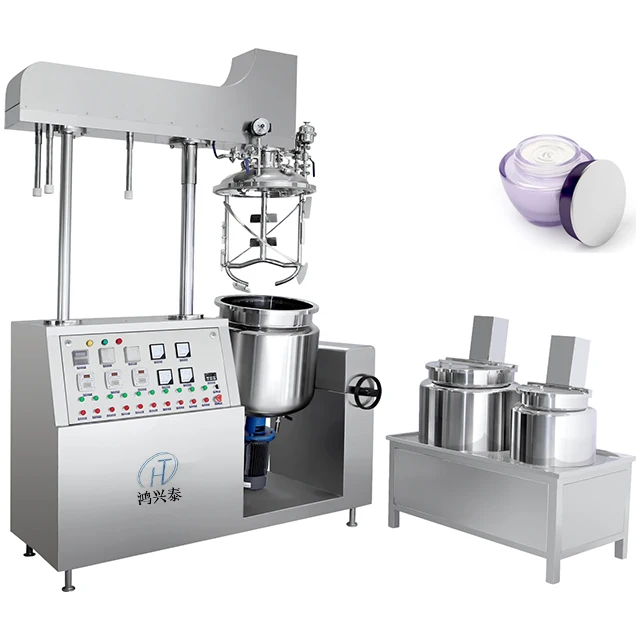 Mayonnaise Making Machine Cosmetic Ointment Mixing Tank Face Cream Vacuum Mixing Tank