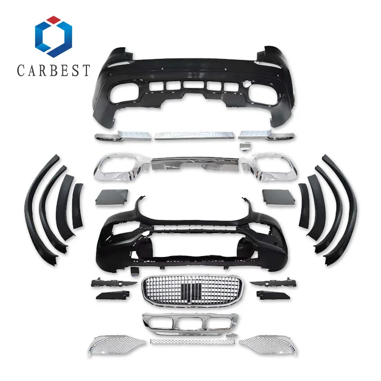 Newest Made in china car body kit for Mercedes GLE-CLASS upgrade to GLS MAYBACH TYPE