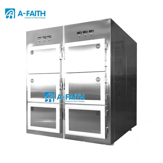 Mortuary refrigerator with danfoss compressor dead body freezer for hospital body bags for dead body stretcher